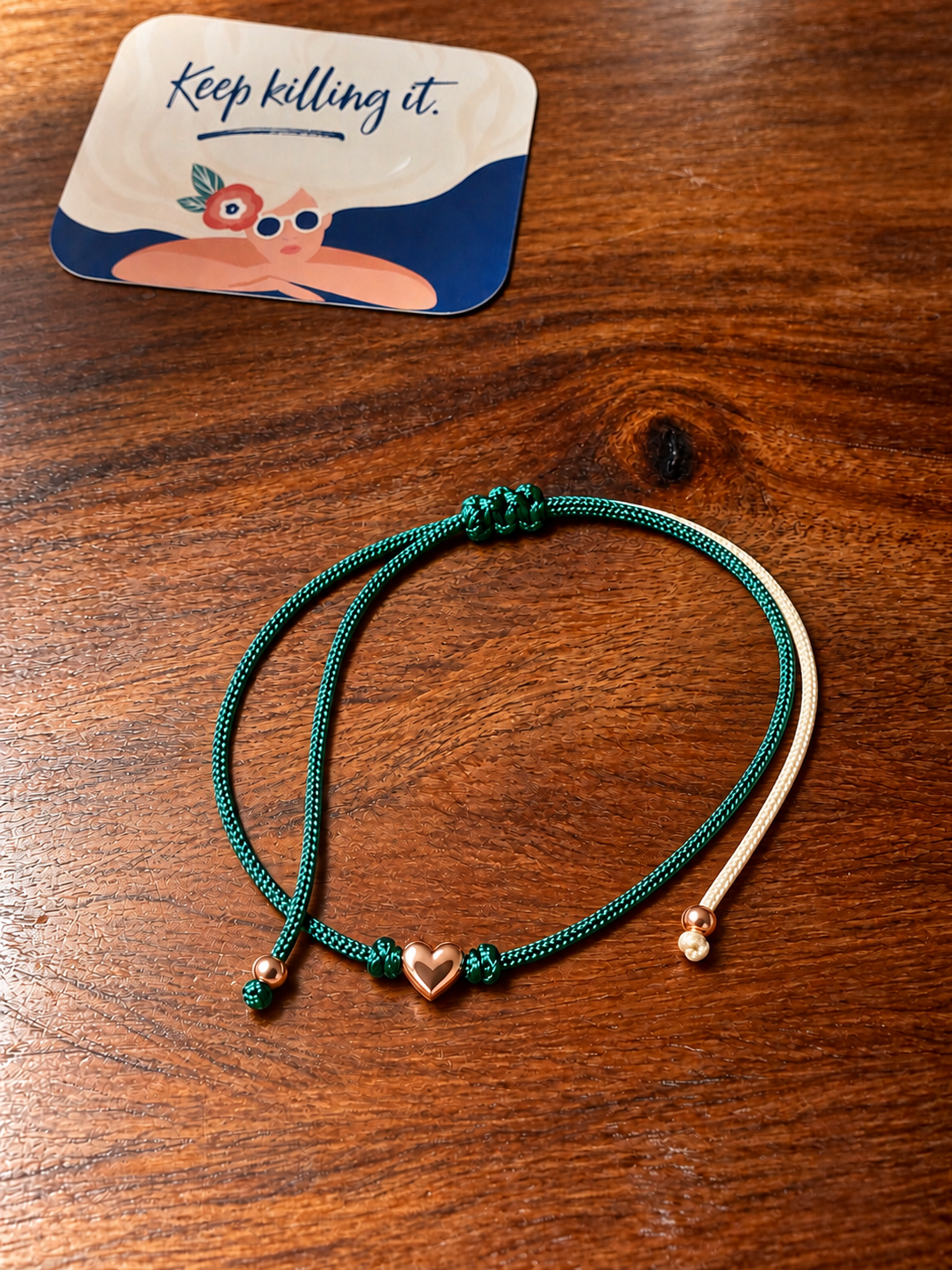 An deiner Seite – Mini-Herz-Armband mit 925 Sterling Silber oder rosévergoldet