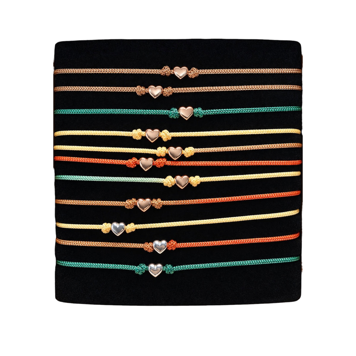 An deiner Seite – Mini-Herz-Armband mit 925 Sterling Silber oder rosévergoldet