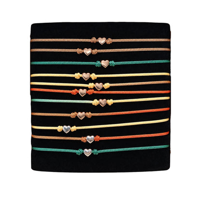 An deiner Seite – Mini-Herz-Armband mit 925 Sterling Silber oder rosévergoldet