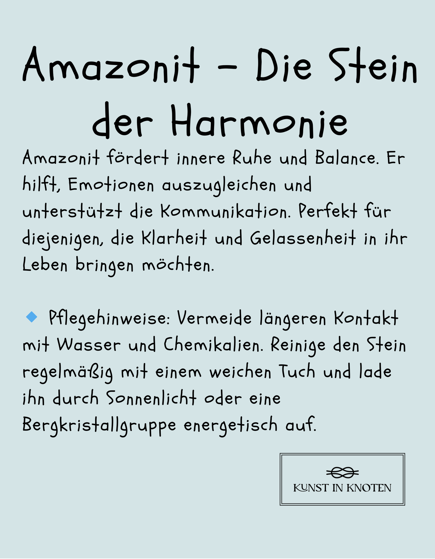 Amazonit und 925er silberperle